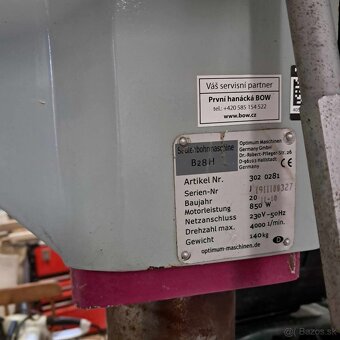 Stĺpová vŕtačka OPTiMUM OPTIdrill B 28 H - 7