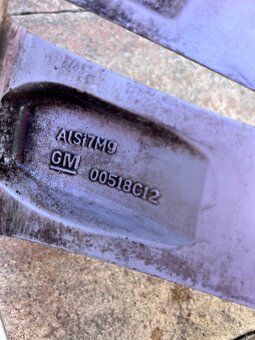 Orig. hliníkové disky Opel R17, 5x108 - 7