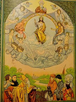 Poutnická hul rím.-katolíckeho kresťana,r.1898,kameňotlač - 7