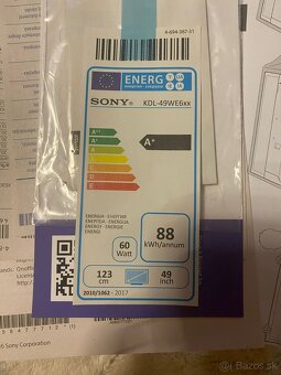 Televízor Sony Bravia  49,  KDL-49WE6xx - 7