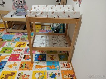 Prebalovaci pult,stojan s vaničkou - 7