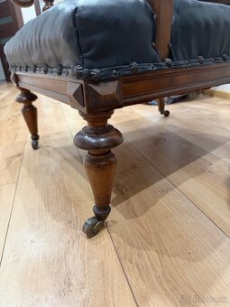 Starožitné novorenesančné kreslá (pár) - 7