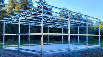 Oceľová konštrukcia haly 6x12x4m Garáž kôlňa - 7