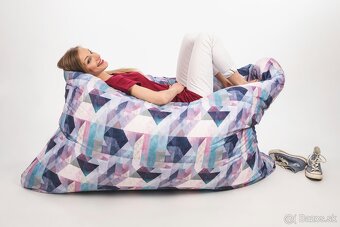 Tuli Sedací vak Sofa Snímateľný poťah - Universal Antracitov - 7
