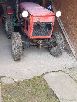 PREDÁM domácky robený malotraktor - 7