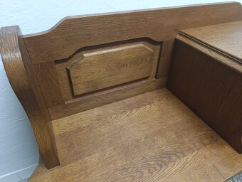 Rustikální botník / lavice, nábytek z masívu - 7