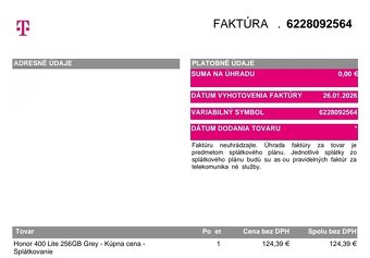 HONOR 400 LITE 256GB + HONOR CHOICE SPEAKER PRO - 7