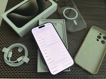 IPhone 15 Pro 128GB Natural Titanium - 7