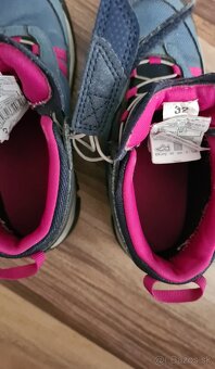 Dievčenské turistické topánky Quechua, veľ. 32 - 7