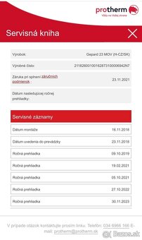 2 ks plynové kotle Protherm Gepard 23 MOV - 7