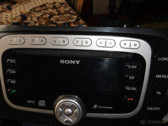AUTORÁDIO SONY /originál Ford Focus/ S CD. - 7