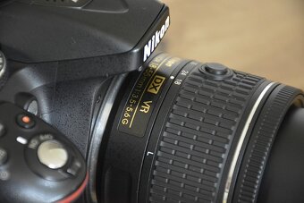 Nikon D5300 wifi - VR objektiv 18 - 55 AF-P + brasna stativ - 7