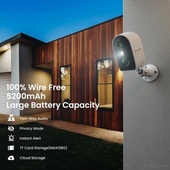 Vonkajšia bezdrôtová WiFi kamera Galayou R2 Pro - 7