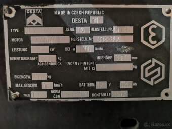 Čelný vozík DESTA 32A - 7