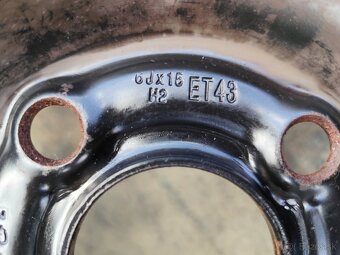 4x100 r15 plechové disky Grande Punto, Opel - 7