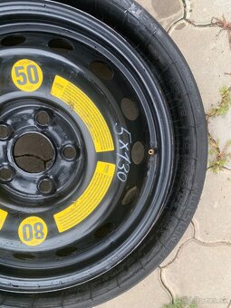 Rezerva dojazdová dofukovacia 5x130 R18 vw audi - 7