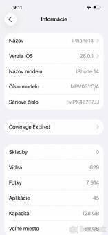 iPhone 14 128 GB Purple - 7