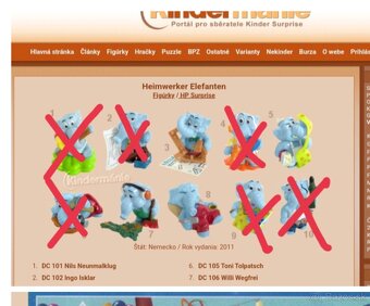 Kinder figurky vianočné - 7