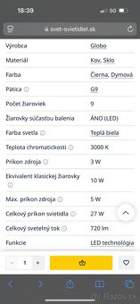 LED luster na tyči/stropné svietidlo - 7