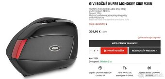 GIVI BOČNÉ KUFRE MONOKEY SIDE V35N - 7