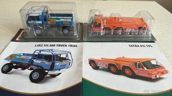 Modely Tatra 815 TPL, LIAZ 111.800 Truck trial 1/43 DeaGosti - 7