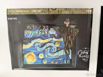 Lego Ideas Vincent Vangogh Hviezdna noc - 7