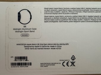 Apple Watch SE 44mm Midnight Aluminum Case - 7