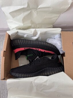 Adidas Yeezy Boost 350 Black Red - 7