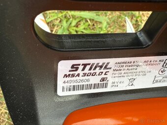 Predam aku pilu Stihl MSA 300 komplet set - 7
