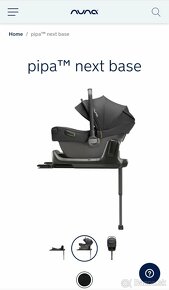 Detská autosedačka Nuna Pipa Next pre deti od 40 - 83 cm - 7