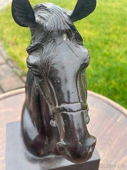 bronzová socha -kôn - 7