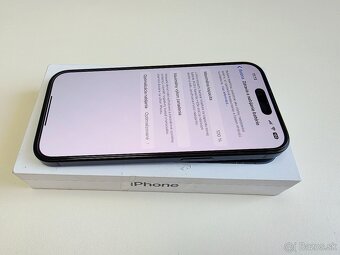 APPLE IPHONE 15 128GB BLACK,ZDRAVIE BATERKY 100% - 7