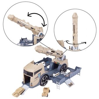 Raketomet - vojenské nákladné auto - 7