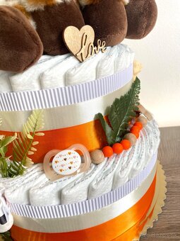 Plienková torta žirafa veľká - 7