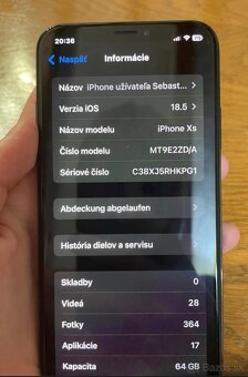 Predávam IPhone XS - 7
