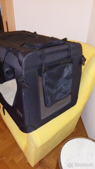 Cestovná klietka pre psa, pás do auta súčasťou klietky - 7