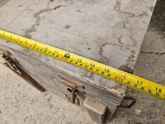 Vojenska drevena krabica bedňa 5. - 7