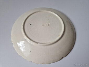 Starožitný zdobený keramický talíř talířek RDZ Rudolf Ditmar - 7