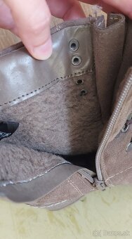 Zateplené členkové topánky - 7