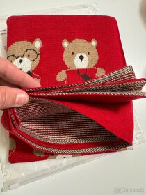 Krásna červená deka pre bábätká zo 100% bavlny - 7