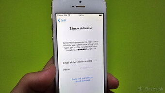 Apple iPhone 5S - blokovaný na icloud - 7