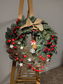 Vianočný veniec na dvere - 7