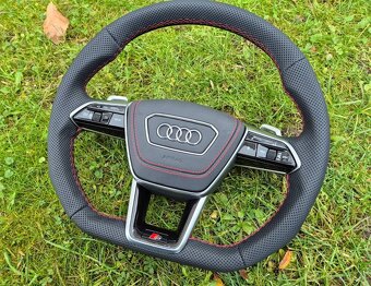 AUDI A6 A7 4K A8 D5 E-TRON SPORTOVY VOLANT - vyhrievany - 7