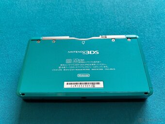 Nintendo 3ds aqua blue s krabicou a príslušenstvom - 7