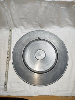 Obrovsky cinovy tanier - 7