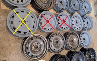 PLECH. DISKY PO 1 KUSE - ŠKODA, FIAT, PEUGEOT, FORD,RENAULT, - 7