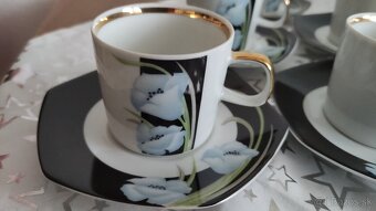 Kávová súprava, Karlovarský porcelán Czechoslovakia, - 7
