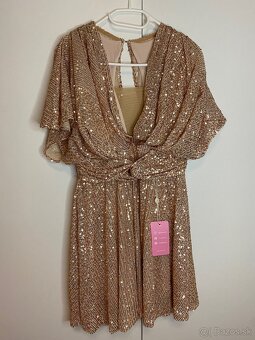 Krátke spoločenské šaty, veľ. S, s vysačkou - 7