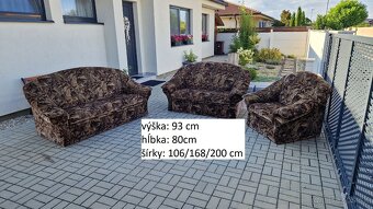 Predám 3-dielnu sedaciu súpravu - 7