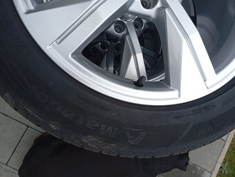 Audi Alu disky + letne pneu 215/55/R17 - 7